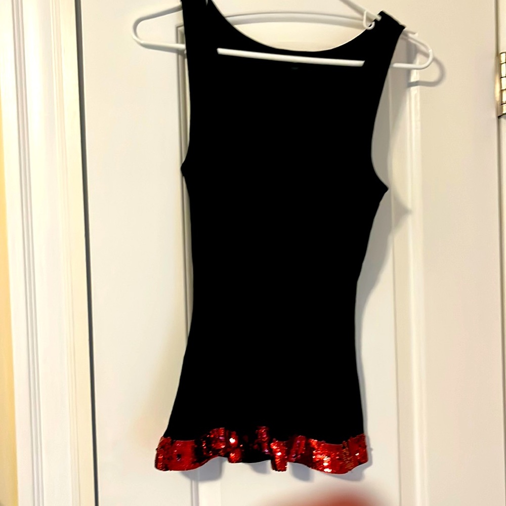 Express tank with sequins